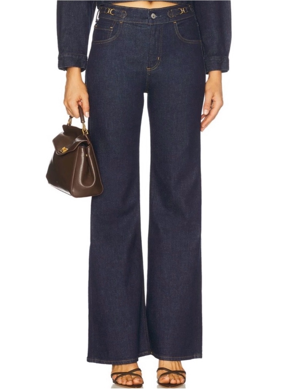 NWT CITIZENS OF HUMANITY KIMBERLY PATCH POCKET HIGH-RISE FLARE JEANS SIZE 28